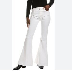 NWT 7 FOR ALL MANKIND JEANS Mega Flare Clean White Size 29